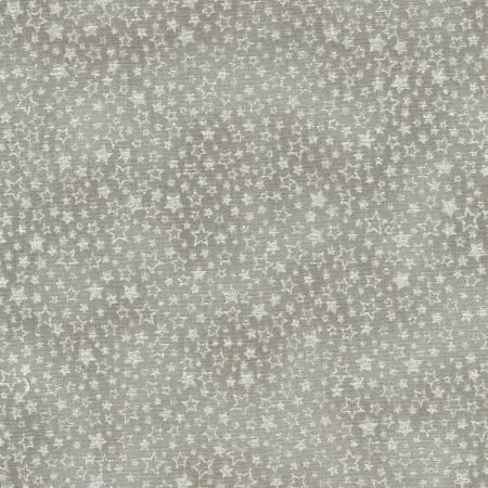 Holiday Flourish Stars Pewter w/Metallic