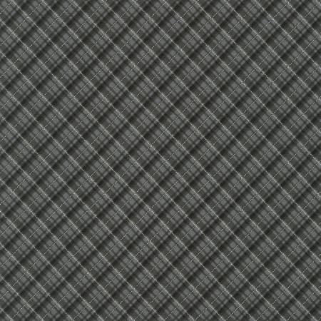 Holiday Flourish Plaid Onyx w/Metallic