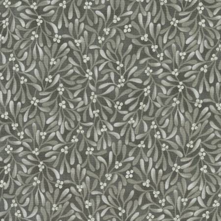 Holiday Flourish Leaves Graphite w/Metallic