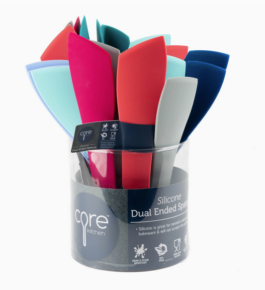 Silicone Dual Ended Spatula NEW COLORS (each) misc colors