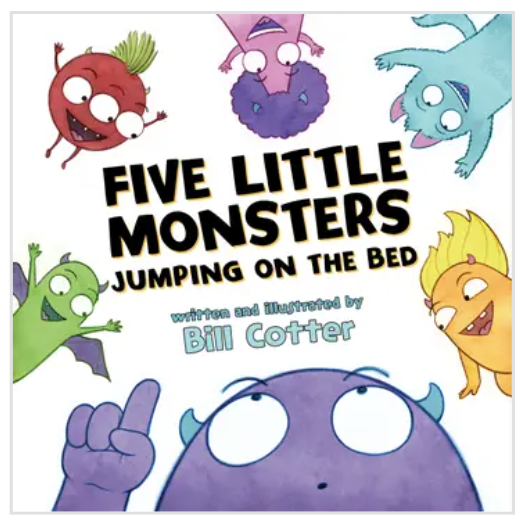 Five Little Monsters Jumping on the Bed (BBC)