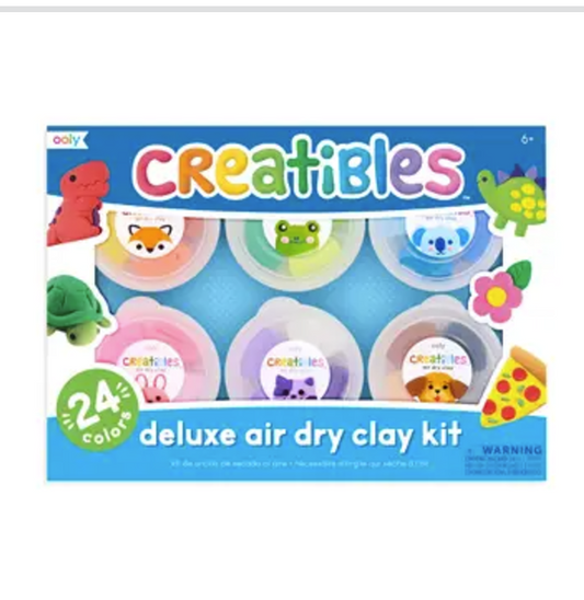 Creatibles D.I.Y. Air-Dry Clays Kit (Set of 24 Colors + 3 To