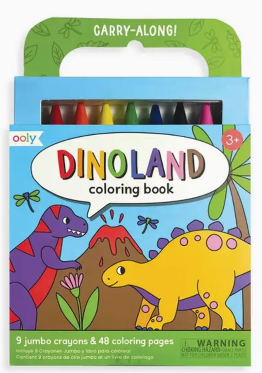 Carry Along Coloring Book Dinoland