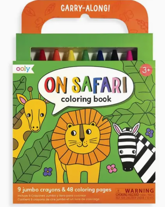 Carry Along Coloring Book On Safari