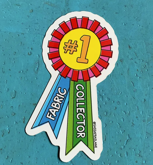 #1 Fabric Collector Sticker