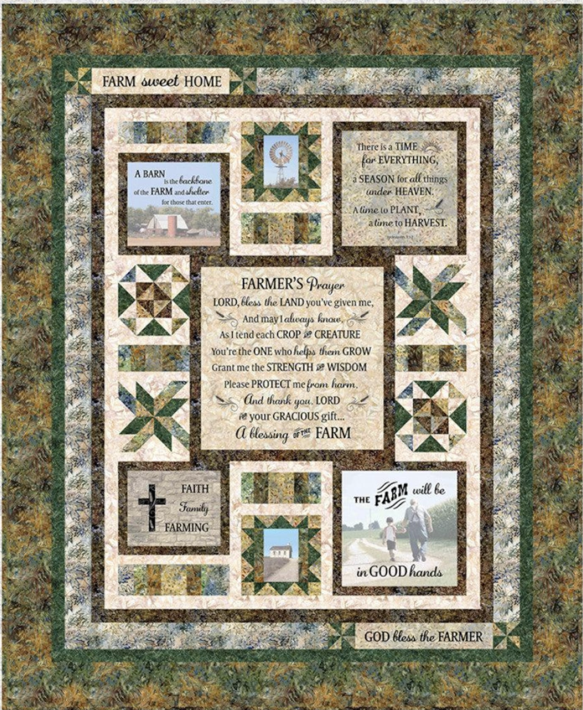 Farm Sweet Home Batik Kit 64" x 78"