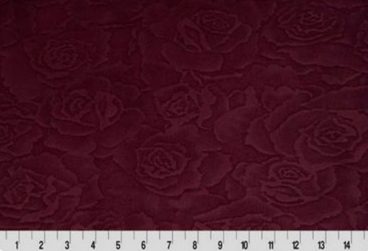 90" Cuddle Rose Burnout Merlot