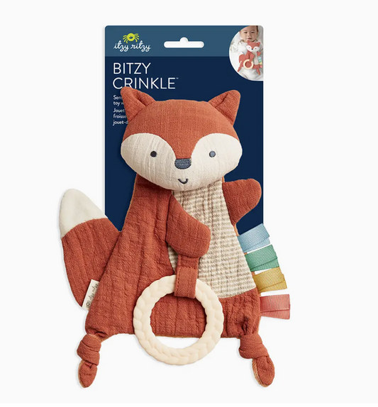Itzy Ritzy- Bitzy Crinkle Fox