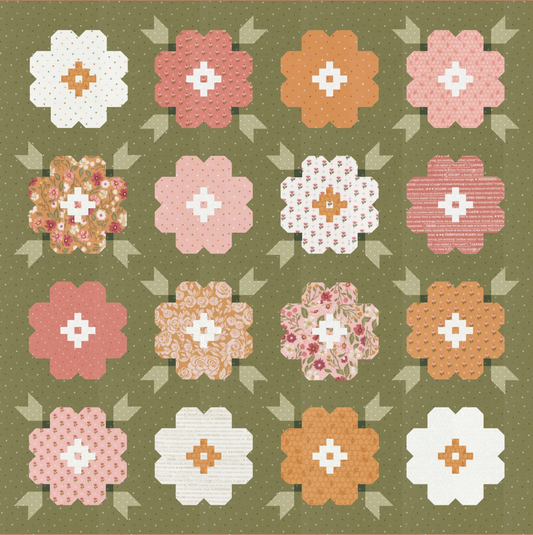 Vintage Blooms Kit 76.5" x 76.5"