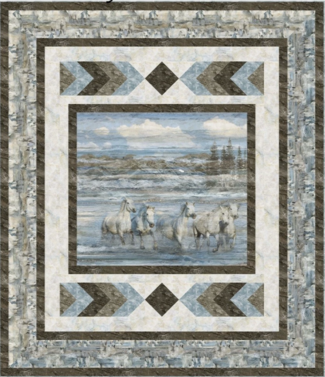 Running Free Kit 76" x 88" Quilt #2
