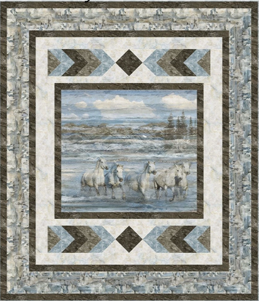 Running Free Kit 76" x 88" Quilt #2