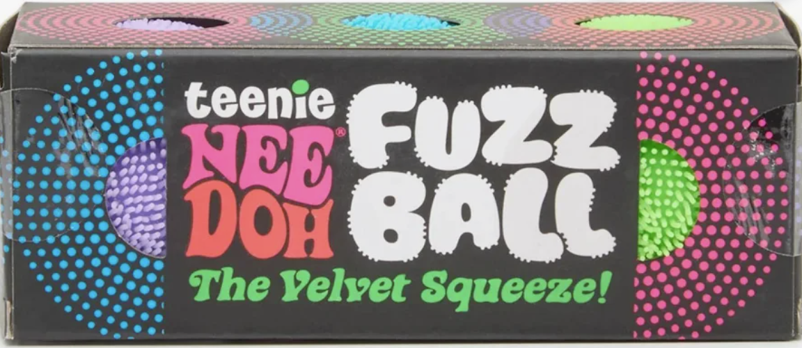 Teenie Needoh Fuzz Ball 3 pk