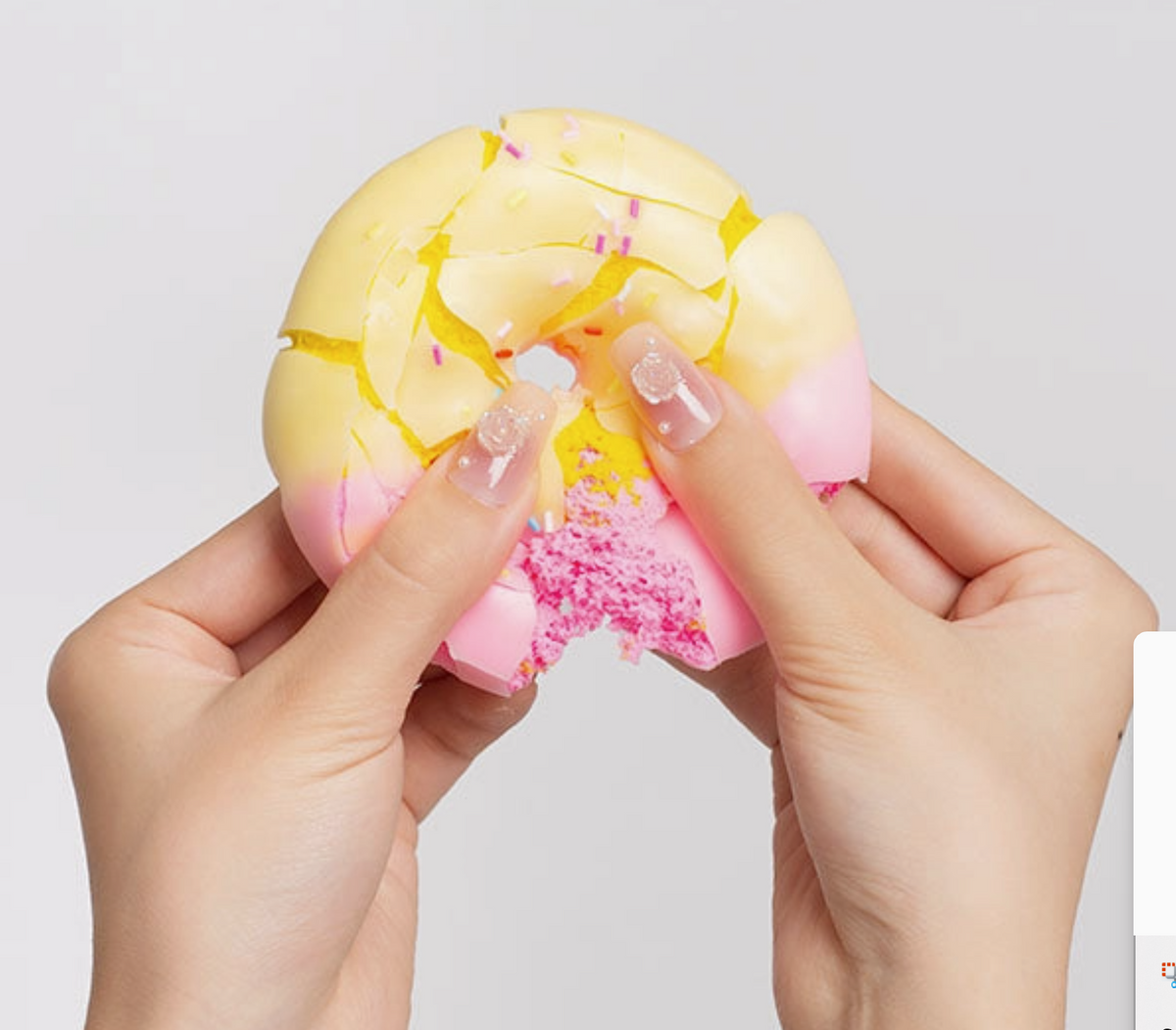 Wax Squishies Donut Wax Crackle Fidget Clay Toy