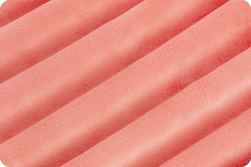 Coral Solid 90" Shannon Cuddle