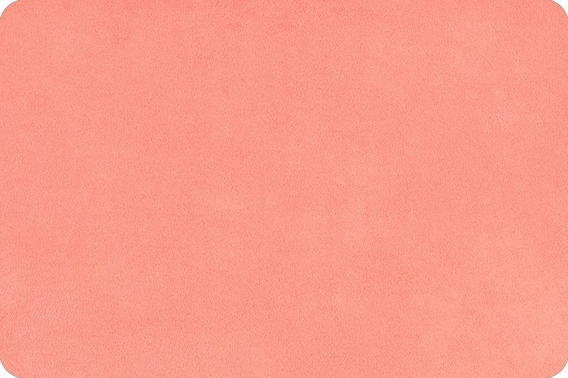 Coral Solid 90" Shannon Cuddle