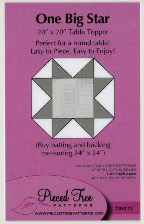 One Big Star Pattern