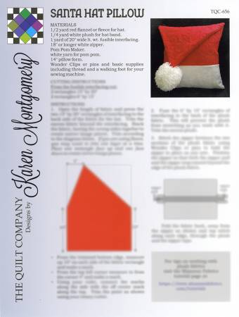 Project Sheet - Santa Hat Pillow