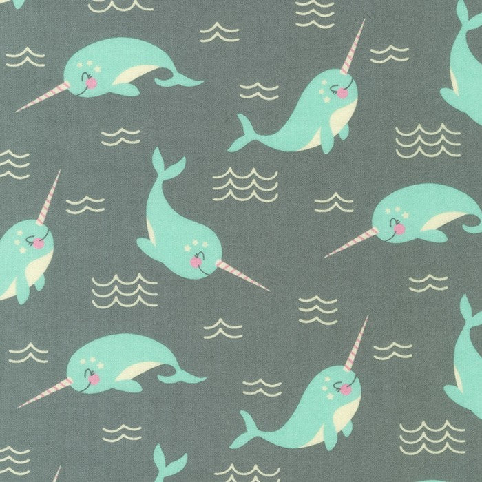 Snow Snuggles Flannel Narwhals