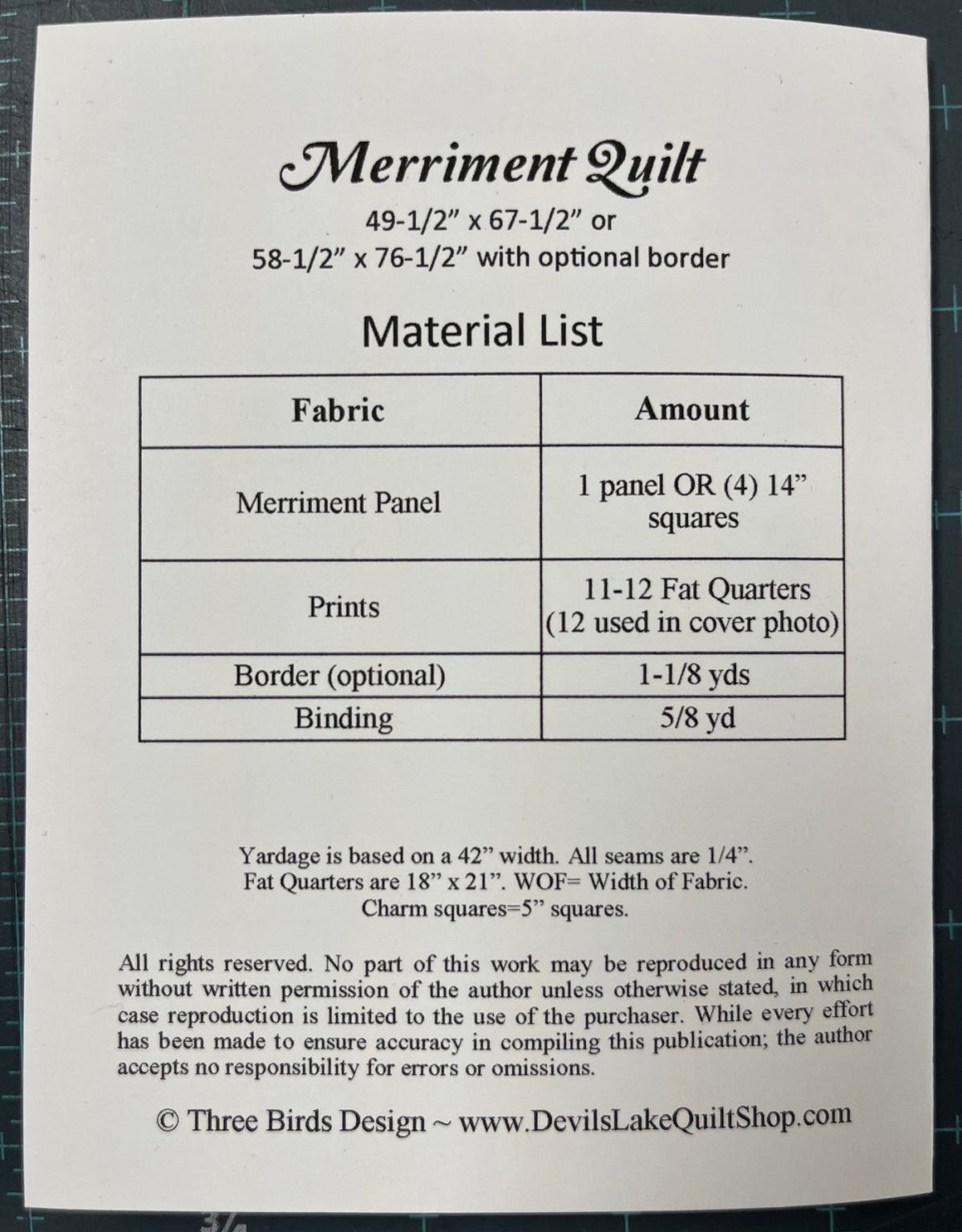 Merriment Pattern
