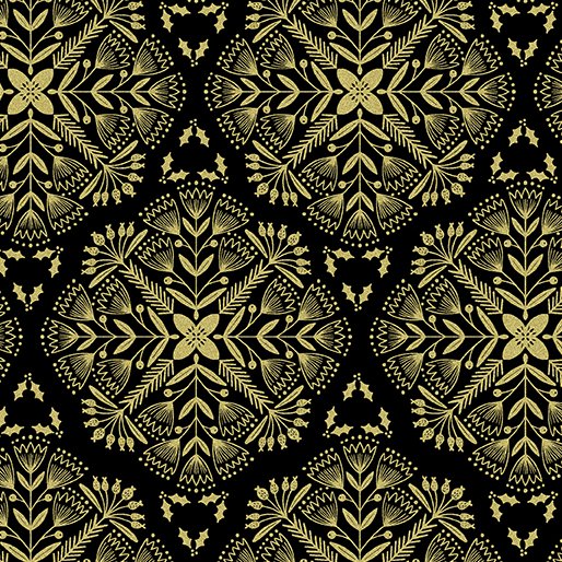 Holiday Sparkle Black Meallions