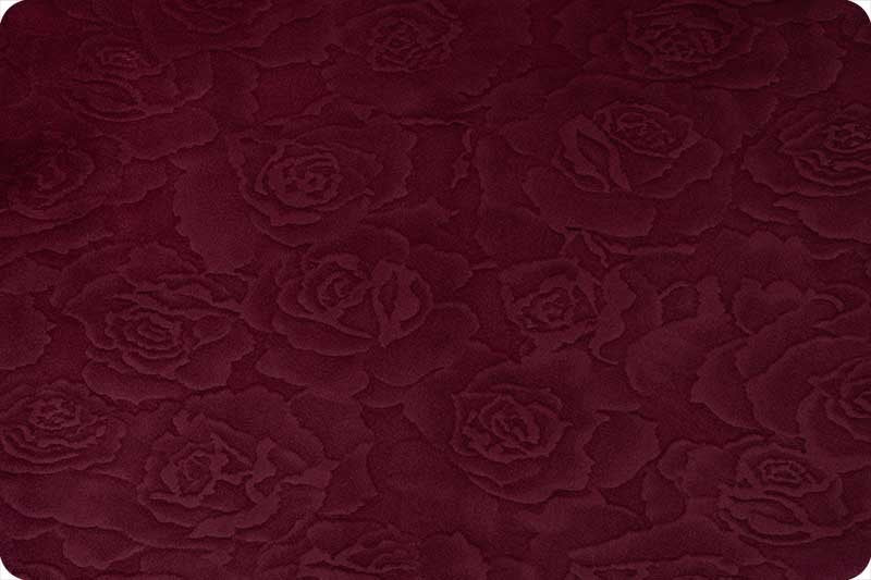 90" Cuddle Rose Burnout Merlot