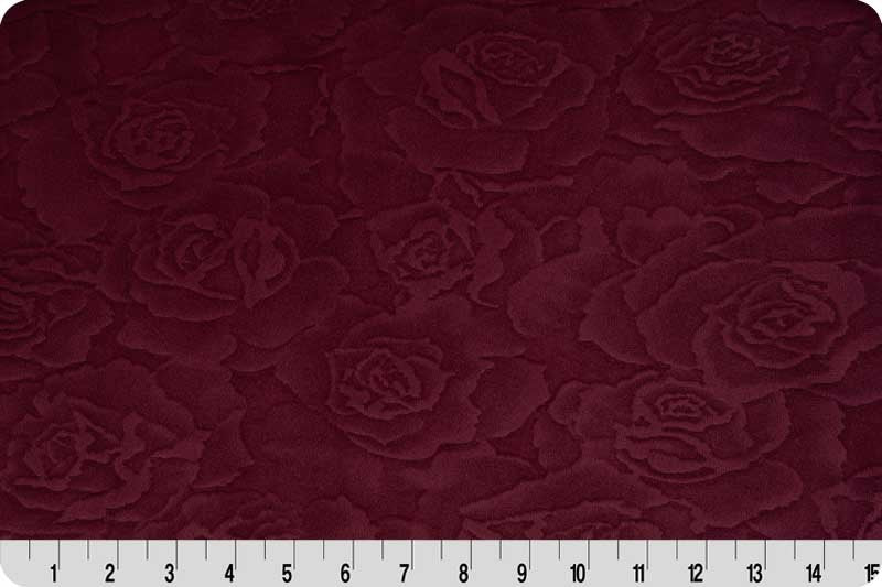 90" Cuddle Rose Burnout Merlot