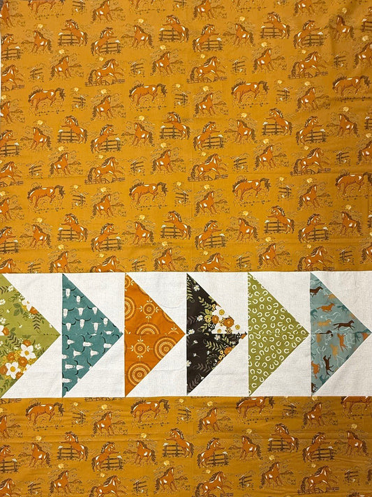 Baby Goose Kit 42" x 58" in Horses