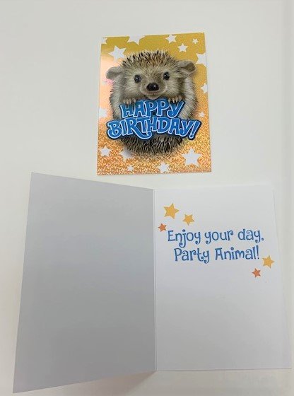 Card Hedgehog