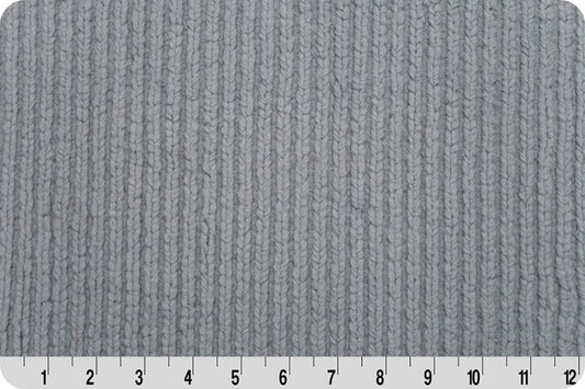 Luxe 60" Cuddle Chenille Steel