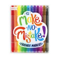 Make No Mistake Erasable Markers 12 pc