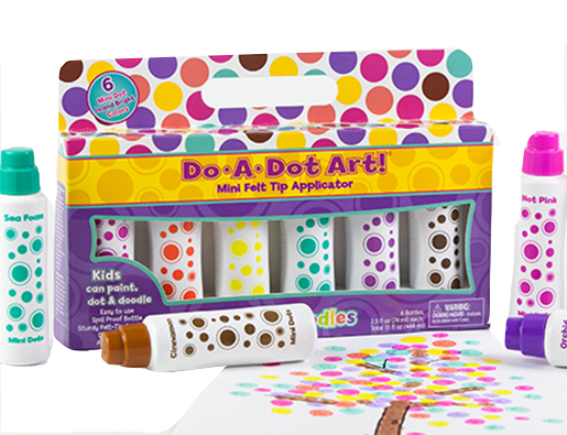 Do-A-Dot 6 Pack Mini Dot Island Pastels