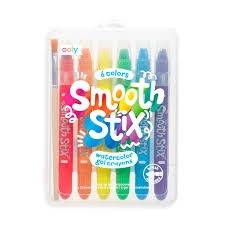 Smooth Stix Watercolor Gel Crayons 7pc Set