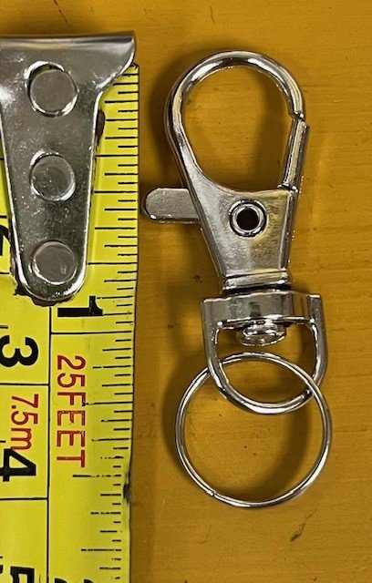 Small Lobster Claw Swivel Hook w/ keychain