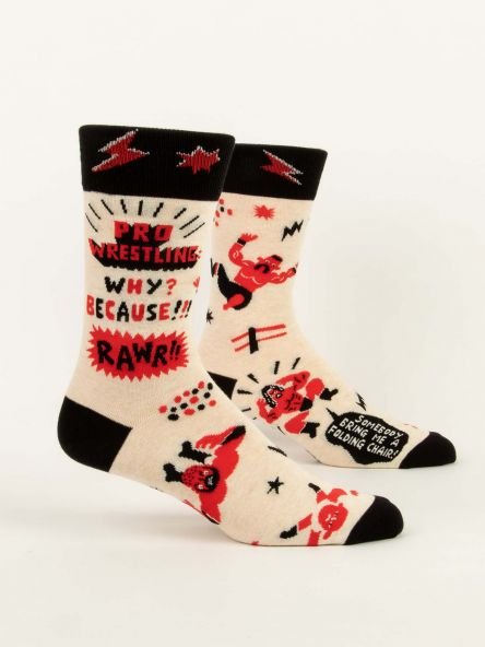 Men's Socks: Pro Wrestling