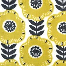 Cozy Libby Citron Flowers 60" minky